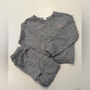 Gap Gray Sweater and Cargo Pants Set with Rainbow Detail